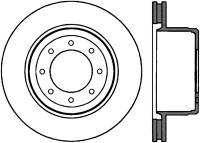 StopTech Sport Slotted Cryo Brake Rotor Rear Right 126.65114CSR