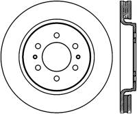 StopTech Slotted Sport Brake Cryo Rotor 07-12 Ford Expediton - 126.65119CSL