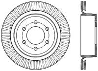 StopTech Sport Slotted Cryo Brake Rotor Rear Right 126.65135CSR