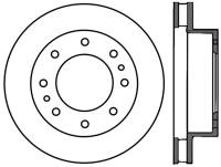 StopTech PowerSlot 02-08 Chevy Avalanche / 99-06 Silverado Left Front Slotted Cryo Rotor - 126.66042CSL