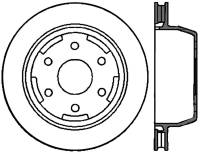 StopTech Sport Slotted Cryo Brake Rotor Rear Right 126.66045CSR