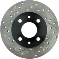 StopTech Sport Drilled/Slotted Brake Rotor; Front and Rear Right