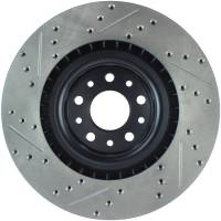 StopTech - StopTech Sport Drilled/Slotted Brake Rotor; Front Left - Image 2