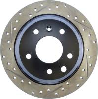 StopTech Sport Drilled/Slotted Brake Rotor; Rear Right