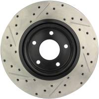 StopTech - StopTech Sport Drilled/Slotted Brake Rotor; Front Left - Image 2