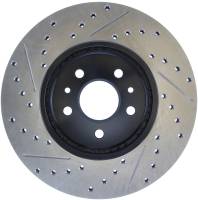 StopTech - StopTech Sport Drilled/Slotted Brake Rotor; Front Left - Image 2