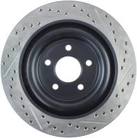 StopTech - StopTech Sport Drilled/Slotted Brake Rotor; Rear Right - Image 2