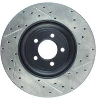 StopTech - StopTech Sport Drilled/Slotted Brake Rotor; Front Right - Image 2