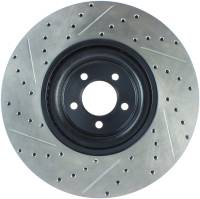 StopTech - StopTech Sport Drilled/Slotted Brake Rotor; Front Left - Image 2