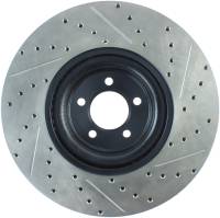 StopTech - StopTech Sport Drilled/Slotted Brake Rotor; Front Right - Image 2