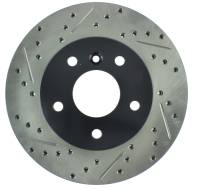 StopTech Sport Drilled/Slotted Brake Rotor; Front Right