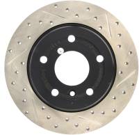 StopTech Sport Drilled/Slotted Brake Rotor; Rear Left