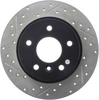 StopTech Sport Drilled/Slotted Brake Rotor; Rear Right