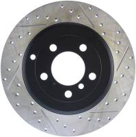 StopTech Sport Drilled/Slotted Brake Rotor; Rear Left