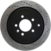 StopTech Sport Drilled/Slotted Brake Rotor; Rear Left