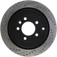 StopTech Sport Drilled/Slotted Brake Rotor; Rear Right