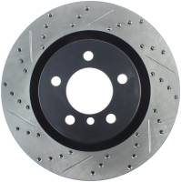 StopTech Sport Drilled/Slotted Brake Rotor; Front Right