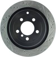 StopTech Sport Drilled/Slotted Brake Rotor; Rear Left