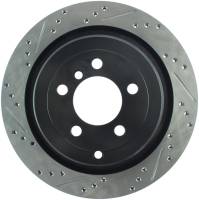 StopTech Sport Drilled/Slotted Brake Rotor; Rear Right