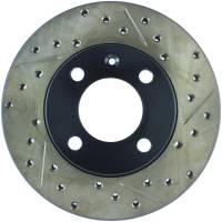 StopTech Sport Drilled/Slotted Brake Rotor; Front Left