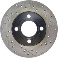 StopTech Sport Drilled/Slotted Brake Rotor; Front Left