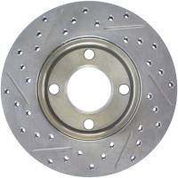 StopTech - StopTech Sport Drilled/Slotted Brake Rotor; Front Left - Image 2