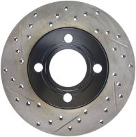 StopTech Sport Drilled/Slotted Brake Rotor; Front Right