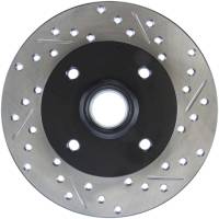 StopTech Sport Drilled/Slotted Brake Rotor; Rear Left