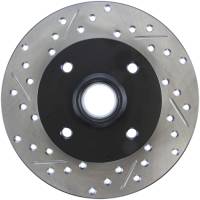 StopTech Sport Drilled/Slotted Brake Rotor; Rear Right