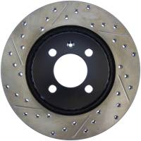 StopTech Sport Drilled/Slotted Brake Rotor; Front Right