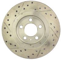 StopTech - StopTech Sport Drilled/Slotted Brake Rotor; Front Left - Image 2