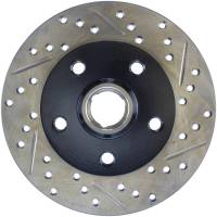 StopTech Sport Drilled/Slotted Brake Rotor; Rear Left