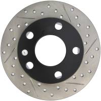 StopTech Sport Drilled/Slotted Brake Rotor; Rear Left