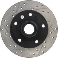 StopTech Sport Drilled/Slotted Brake Rotor; Rear Right