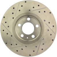 StopTech - StopTech Sport Drilled/Slotted Brake Rotor; Front Left - Image 2