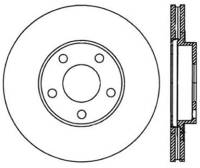 StopTech Sport Drilled/Slotted Brake Rotor; Front Left