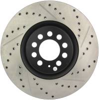 StopTech Sport Drilled/Slotted Brake Rotor; Front Left