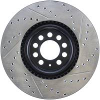 StopTech - StopTech Sport Drilled/Slotted Brake Rotor; Front Right - Image 2