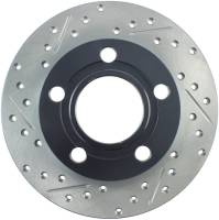 StopTech Sport Drilled/Slotted Brake Rotor; Rear Right