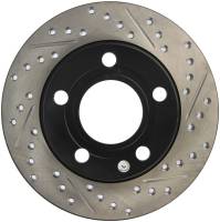 StopTech Sport Drilled/Slotted Brake Rotor; Rear Left