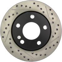 StopTech Sport Drilled/Slotted Brake Rotor; Rear Left