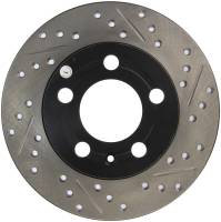 StopTech Sport Drilled/Slotted Brake Rotor; Rear Left