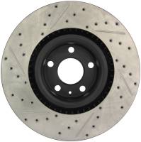 StopTech - StopTech Sport Drilled/Slotted Brake Rotor; Front Left - Image 2