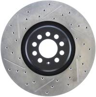 StopTech Sport Drilled/Slotted Brake Rotor; Front Right