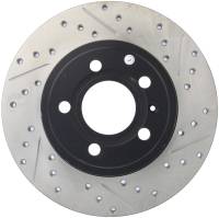 StopTech Sport Drilled/Slotted Brake Rotor; Rear Left