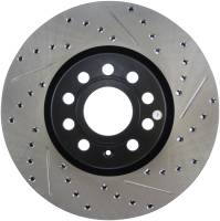 StopTech Sport Drilled/Slotted Brake Rotor; Front Left