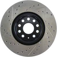 StopTech - StopTech Sport Drilled/Slotted Brake Rotor; Front Left - Image 2