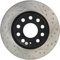 StopTech Sport Drilled/Slotted Brake Rotor; Rear Left