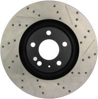 StopTech Sport Drilled/Slotted Brake Rotor; Front Left