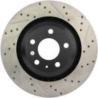 StopTech Sport Drilled/Slotted Brake Rotor; Rear Left